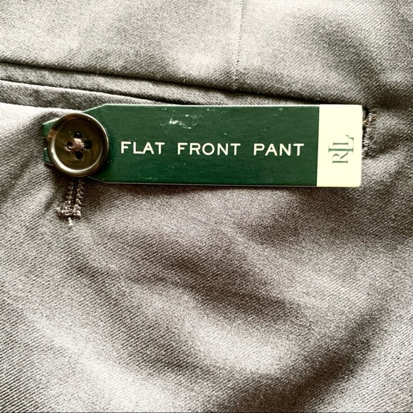 🏈New🏈 Ralph Lauren Men’s Flat Front Pants 36x32 - Picture 6 of 10